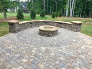 Firepit with Encircling Patio